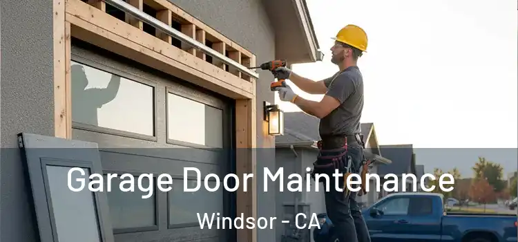 Garage Door Maintenance Windsor - CA