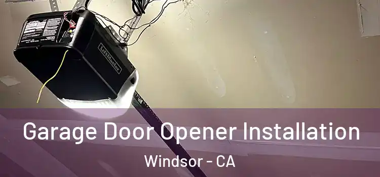  Garage Door Opener Installation Windsor - CA