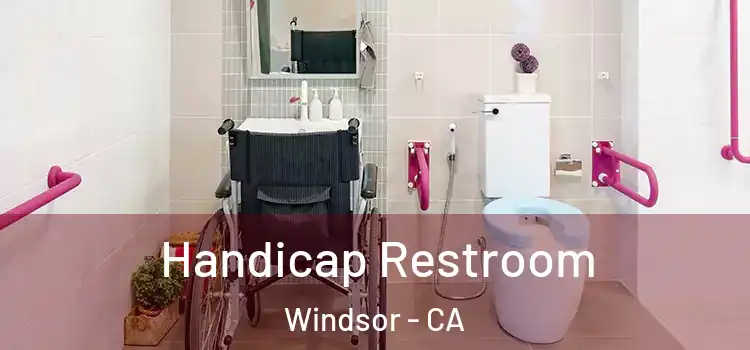 Handicap Restroom Windsor - CA