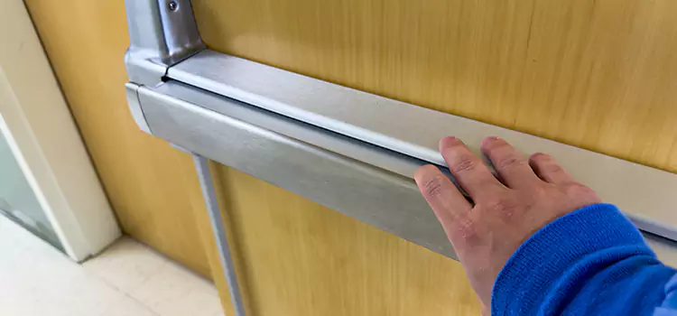 Installing a Push Bar on a Door Windsor
