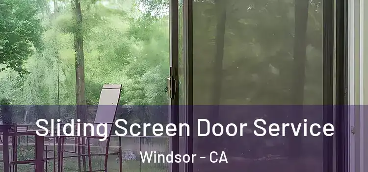 Sliding Screen Door Service Windsor - CA